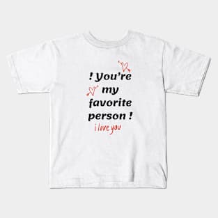 I love you Kids T-Shirt